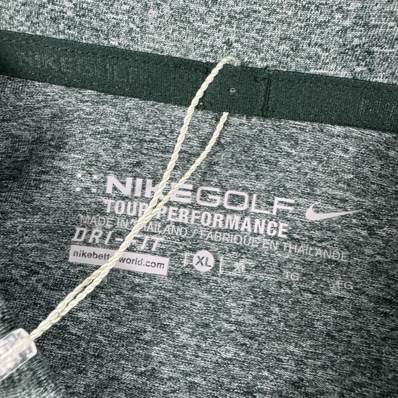 Nike Golf Heathered Green Butler National S/S Performance Golf Polo XL NWT - Picture 5 of 8